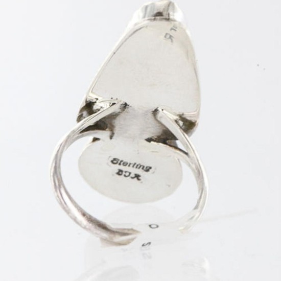 Handmade Certified Authentic Navajo .925 Sterling Silver Turquoise Spiny Oyster Native American Ring  370996028316
