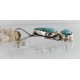 Handmade Certified Authentic Navajo .925 Sterling Silver White and Turquoise Native American Necklace 371077430946
