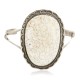 Handmade Certified Authentic Navajo .925 Sterling Silver White Buffalo Native American Bracelet  12661-101