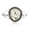 Handmade Certified Authentic Navajo .925 Sterling Silver WHITE Buffalo Turquoise Native American Bracelet 12656