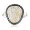 Handmade Certified Authentic Navajo .925 Sterling Silver WHITE Buffalo Turquoise Native American Bracelet 12662