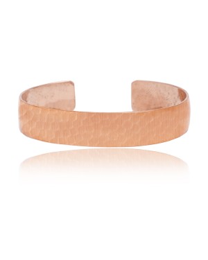 Pure Copper Certified Authentic Handmade Navajo Native American Hammered Cuff Bracelet 12875