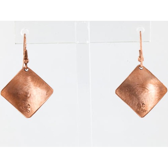 Handmade Certified Authentic Navajo Handstamped Bear Handmade Copper Native American Earrings 371052467330 Handmade Certified Authentic Navajo Handstamped Bear Handmade Copper Native American Earrings 371052467330