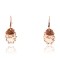 Handmade Certified Authentic Navajo Handstamped Bear Handmade Copper Native American Earrings 390834863378