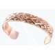Handmade Certified Authentic Navajo Handstamped Handmade Copper Native American Bracelet 371010420204
