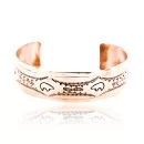 Handmade Navajo Handstamped Handmade Copper Native American Bracelet 371021492834