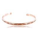 Handmade Certified Authentic Navajo Handstamped Handmade Copper Native American Bracelet 371026847766