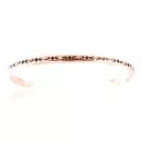 Handmade Navajo Handstamped Handmade Copper Native American Bracelet 371026923315