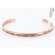 Handmade Certified Authentic Navajo Handstamped Handmade Copper Native American Bracelet 371026923315