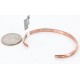 Handmade Certified Authentic Navajo Handstamped Handmade Copper Native American Bracelet 371030783050