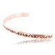 Handmade Certified Authentic Navajo Handstamped Handmade Copper Native American Bracelet 371033921574