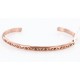 Handmade Certified Authentic Navajo Handstamped Handmade Copper Native American Bracelet 371036809611