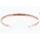 Handmade Certified Authentic Navajo Handstamped Handmade Copper Native American Bracelet 371036809611
