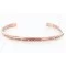 Handmade Navajo Handstamped Handmade Copper Native American Bracelet 371037286848