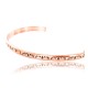 Handmade Certified Authentic Navajo Handstamped Handmade Copper Native American Bracelet 371038533769