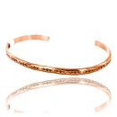 Handmade Certified Authentic Navajo Handstamped Handmade Copper Native American Bracelet 371056340437