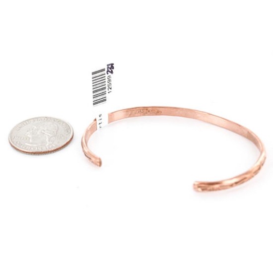 Handmade Certified Authentic Navajo Handstamped Handmade Copper Native American Bracelet 390803950601