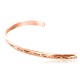Handmade Certified Authentic Navajo Handstamped Handmade Copper Native American Bracelet 390803950601