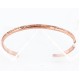 Handmade Certified Authentic Navajo Handstamped Handmade Copper Native American Bracelet 390810104225