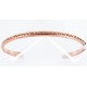 Handmade Certified Authentic Navajo Handstamped Handmade Copper Native American Bracelet 390813077459
