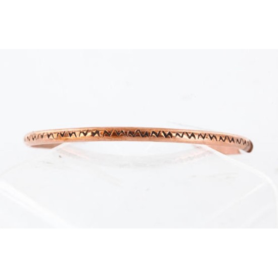 Handmade Certified Authentic Navajo Handstamped Handmade Copper Native American Bracelet 391159043576 Handmade Certified Authentic Navajo Handstamped Handmade Copper Native American Bracelet 391159043576