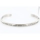 Handmade Certified Authentic Navajo Handstamped Handmade Nickel Native American Bracelet 371013363148