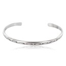 Handmade Certified Authentic Navajo Handstamped Handmade NICKEL Native American Bracelet 371026806177