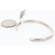 Handmade Certified Authentic Navajo Handstamped Handmade Nickel Native American Bracelet 371037387353