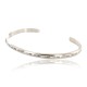 Handmade Certified Authentic Navajo Handstamped Handmade Nickel Native American Bracelet 371051277028