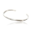 Handmade Certified Authentic Navajo Handstamped Handmade Nickel Native American Bracelet 371051364532