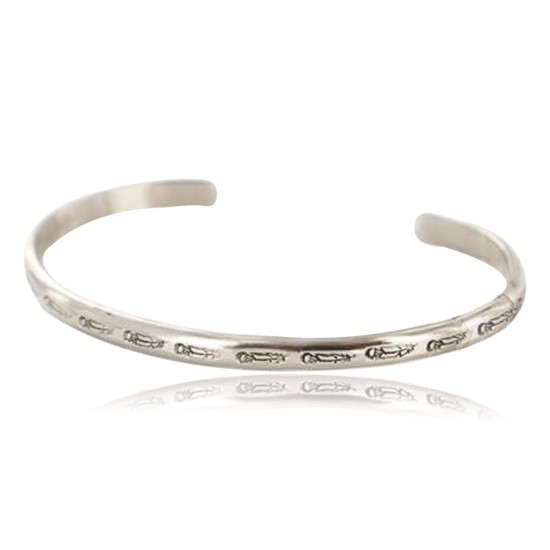 Handmade Certified Authentic Navajo Handstamped Handmade Nickel Native American Bracelet 371056532084 Handmade Certified Authentic Navajo Handstamped Handmade Nickel Native American Bracelet 371056532084