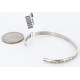 Handmade Certified Authentic Navajo Handstamped Handmade Nickel Native American Bracelet 390803929330