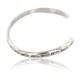 Handmade Certified Authentic Navajo Handstamped Handmade Nickel Native American Bracelet 390803929330