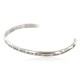 Handmade Certified Authentic Navajo Handstamped Handmade Nickel Native American Bracelet 390805405287