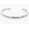 Handmade Certified Authentic Navajo Handstamped Handmade Nickel Native American Bracelet 390820816803