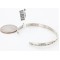 Handmade Certified Authentic Navajo Handstamped Handmade Nickel Native American Bracelet 390820816803
