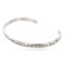 Handmade Certified Authentic Navajo Handstamped Handmade Nickel Native American Bracelet 390820816803