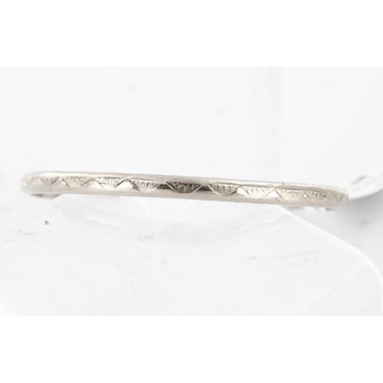 Handmade Certified Authentic Navajo Handstamped Handmade Nickel Native American Bracelet 390829311716