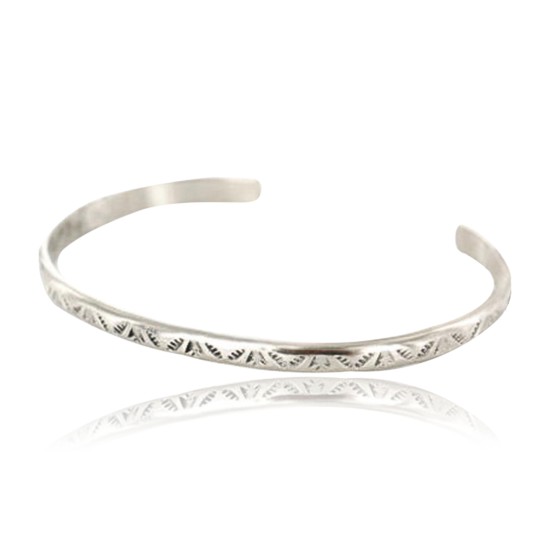 Handmade Certified Authentic Navajo Handstamped Handmade Nickel Native American Bracelet 390834774379 Handmade Certified Authentic Navajo Handstamped Handmade Nickel Native American Bracelet 390834774379