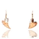 Handmade Navajo Handstamped Heart Handmade Copper Native American Earrings 390828652340