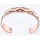 Handmade Certified Authentic Navajo Handstamped Mountain Handmade Copper Native American Bracelet 390803738745