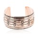 HANDMADE Certified Authentic Navajo Handstamped Pure Copper Native American Bracelet 371105318403