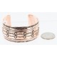 HANDMADE Certified Authentic Navajo Handstamped Pure Copper Native American Bracelet 371105318403