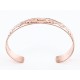Handmade Certified Authentic Navajo Handstamped Real Handmade Copper Native American Bracelet 371016867764