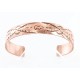 Handmade Certified Authentic Navajo Handstamped Real Handmade Copper Native American Bracelet 371016867764