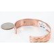 Handmade Certified Authentic Navajo Handstamped Real Handmade Copper Native American Bracelet 371016867764