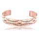 Handmade Certified Authentic Navajo Handstamped Real Handmade Copper Native American Bracelet 371017035562