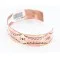 Handmade Navajo Handstamped Real Handmade Copper Native American Bracelet 371017035562