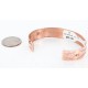 Handmade Certified Authentic Navajo Handstamped Real Handmade Copper Native American Bracelet 371017035562