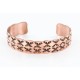 Handmade Certified Authentic Navajo Handstamped Real Handmade Copper Native American Bracelet 371017092654